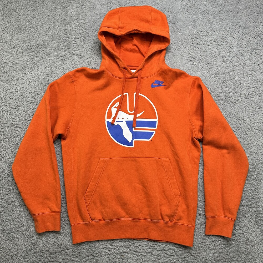 Nike Florida Gators Hoodie Unisex S Orange Pullover Sweatshirt Club Vault Retro